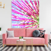 Psychedelic Yucca Leinwanddruck (Insitu (Wohnzimmer))