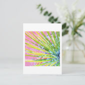Psychedelic Yucca Postkarte (Stehend Vorderseite)