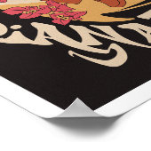 Psychedelic Zamrock WITCH Indianapolis Poster (Ecke)