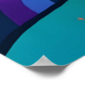 Psychedelic Zen Buddha - Third Eye Cosmic Vibratio Poster (Ecke)