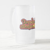 psychedelicalbums.com-Tasse Mattglas Bierglas (Vorderseite Links)