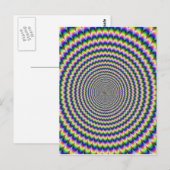 PSYCHEDELICH SPIRAL. POSTKARTE (Vorne/Hinten)