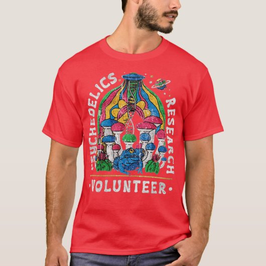 Psychedelics Research Volunteer T-Shirt (Vorderseite)