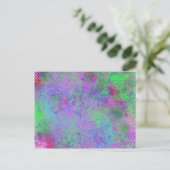 Psychedelie Postkarte (Stehend Vorderseite)