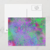 Psychedelie Postkarte (Vorne/Hinten)