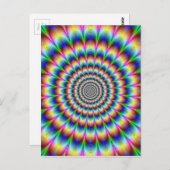 Psychedelie Postkarte (Vorne/Hinten)