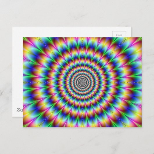 Psychedelie Postkarte (Vorne/Hinten)