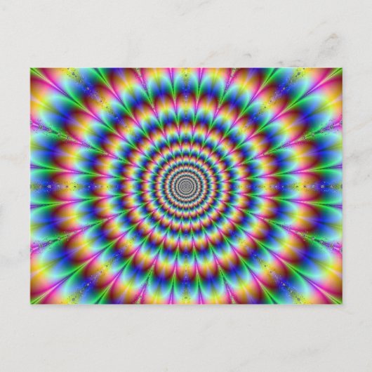 Psychedelie Postkarte (Vorderseite)
