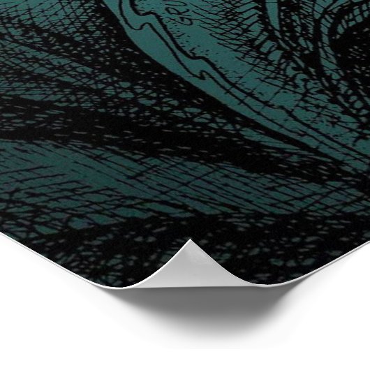 Psychedelikatze Poster (Ecke)