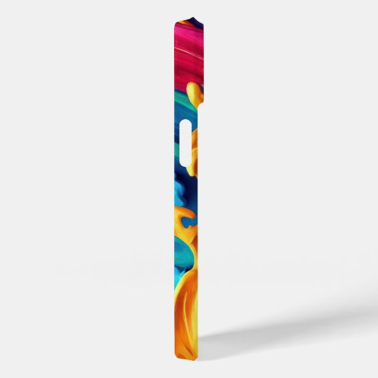 Psychedelisch Abstrakt farbige Pinselstriche Case-Mate iPhone Hülle (Rückseite / Rechts)