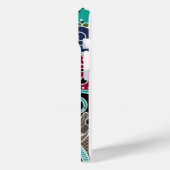 Psychedelisch Abstrakt gefärbtes iPhone 15 Fall Case-Mate iPhone Hülle (Rückseite / Links)