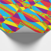 Psychedelisch Abstrakt Geschenkpapier (Ecke)