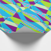 Psychedelisch Abstrakt Geschenkpapier (Ecke)