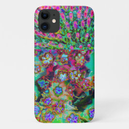 Psychedelisch Abstrakt Groovy Lila Sedum Case-Mate iPhone Hülle