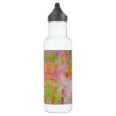 Psychedelisch abstrakt luscious grün & rosa edelstahlflasche (Rechts)
