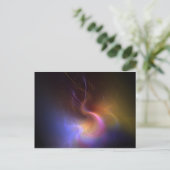 psychedelisch abstrakt postkarte (Stehend Vorderseite)