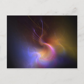psychedelisch abstrakt postkarte