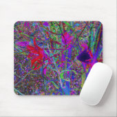 Psychedelisch Abstrakte Regenbogenfarben Lily Gard Mousepad (Mit Mouse)