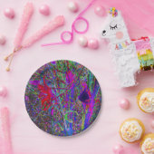 Psychedelisch Abstrakte Regenbogenfarben Lily Gard Pappteller (Party)