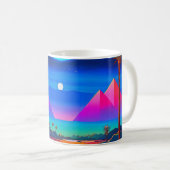 Psychedelisch Ägypten Kaffeetasse (VorderseiteRechts)