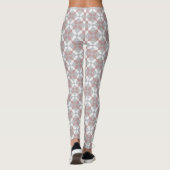 Psychedelisch Arabesque überprüft Leggings (Rückseite)
