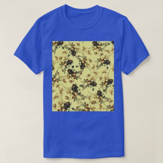 Psychedelisch aussehendes Muster für Blumen oder B T-Shirt (Design vorne)