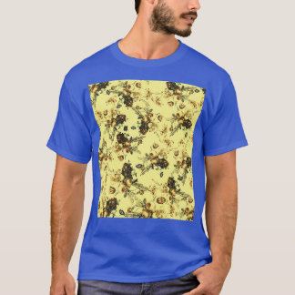 Psychedelisch aussehendes Muster für Blumen oder B T-Shirt