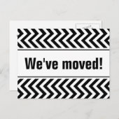 Psychedelisch bewegte Postkarten | Zickzackstreife (Vorne/Hinten)