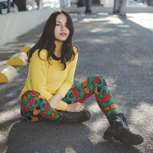 psychedelisch capri leggings