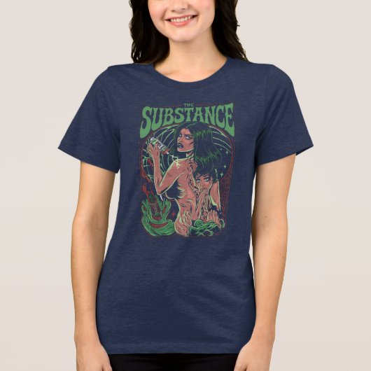 Psychedelisch Cosmic Horror T - Shirt Design: Demi (Vorderseite)