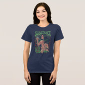 Psychedelisch Cosmic Horror T - Shirt Design: Demi (Vorderseite voll)