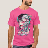 Psychedelisch Cyberpunk Trippy Rainbow Cyber Psych T-Shirt (Vorderseite)