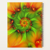 Psychedelisch farbige Moderne Abstrakte Fraktal Na Planer (Rückseite)