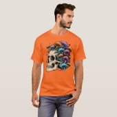 Psychedelisch farbige Pilzdecke T-Shirt (Vorne ganz)