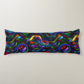 Psychedelisch festes Glas Abstrakt Seitenschläferkissen (Vorderseite)