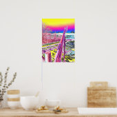 Psychedelisch Finnisches M39 Mosin Nagant Poster (Küche)