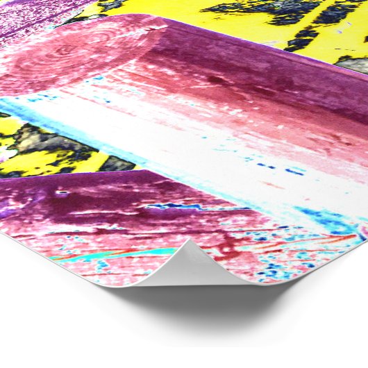 Psychedelisch Finnisches M39 Mosin Nagant Poster (Ecke)