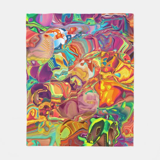 psychedelisch fleecedecke (Vorderseite)
