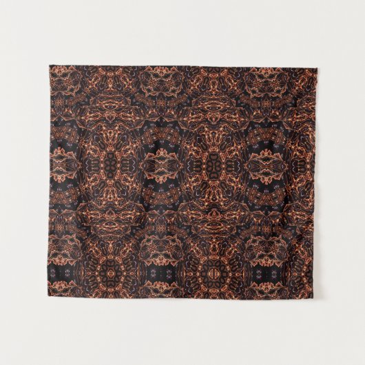 Psychedelisch, Fraktal Art Tapestry Wandteppich (Vorderseite (Horizontal))