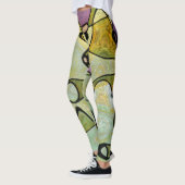 Psychedelisch für Meditationsmuster mit Mod lila Leggings (Links)