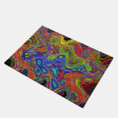 psychedelisch fußmatte (Schrägansicht)