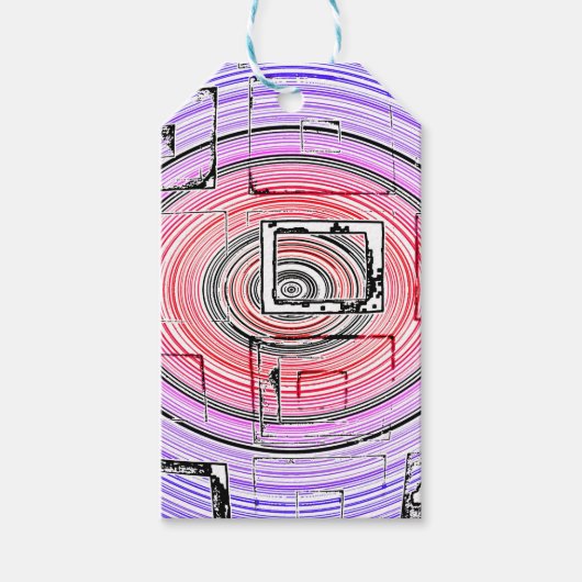 psychedelisch geschenkanhänger (Vorderseite)