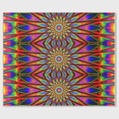 psychedelisch geschenkpapier (Flach)