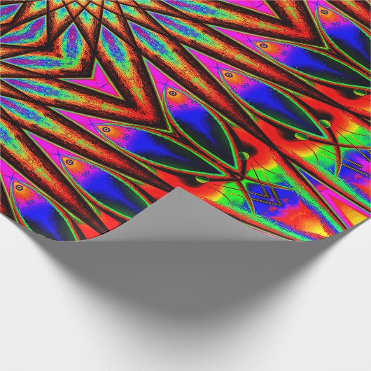 psychedelisch geschenkpapier (Ecke)