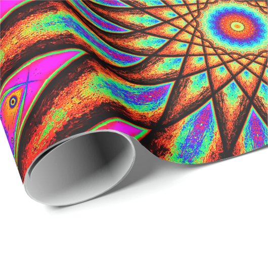 psychedelisch geschenkpapier (Rolleneckpunkt)