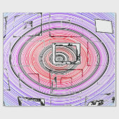 psychedelisch geschenkpapier (Flach)