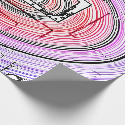 psychedelisch geschenkpapier (Ecke)