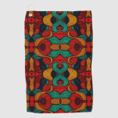 psychedelisch golfhandtuch (Vorderseite)