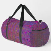 Psychedelisch Groovy Magenta Retro AtomWaves Duffle Bag (Rechte Ecke)