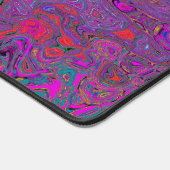 Psychedelisch Groovy Magenta Retro AtomWaves Schreibtischunterlage (Ecke)